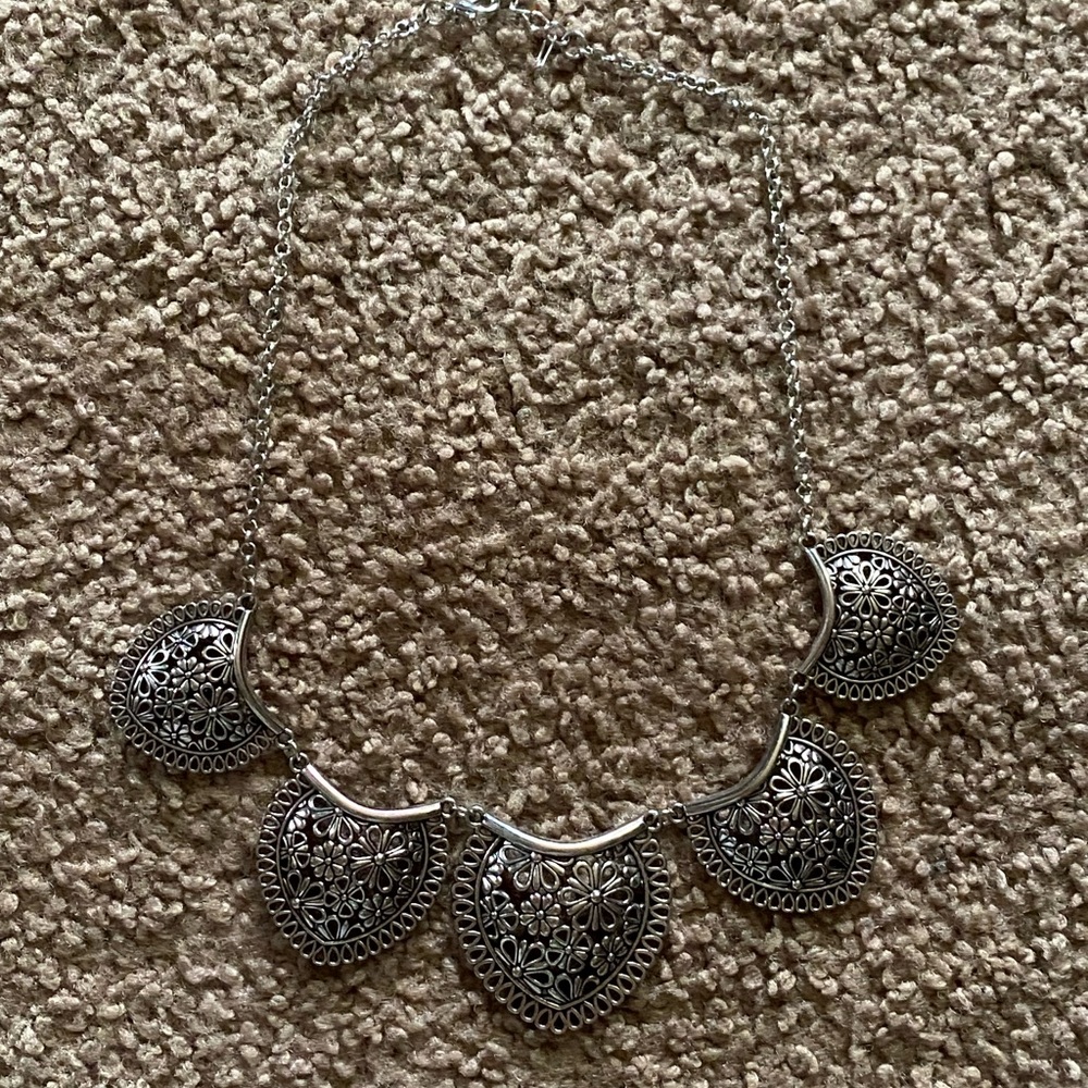 Silver Statement Necklace